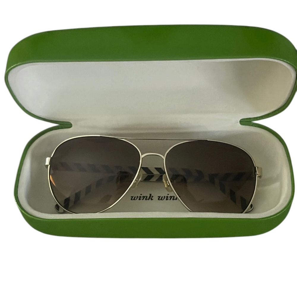 Kate Spade Silver Aviator Sunglasses